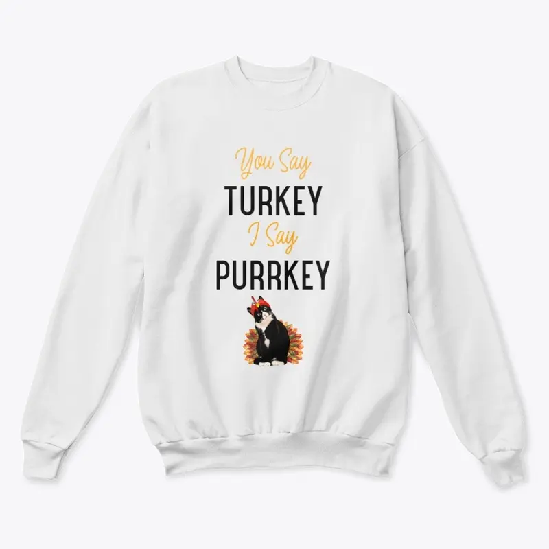 Turkey Purrkey | Thanksgiving Cat Design