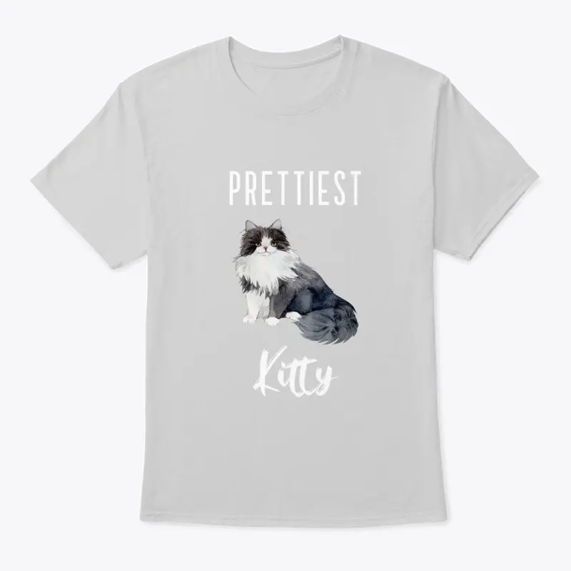 Prettiest Kitty Design | Cute Cat Tee