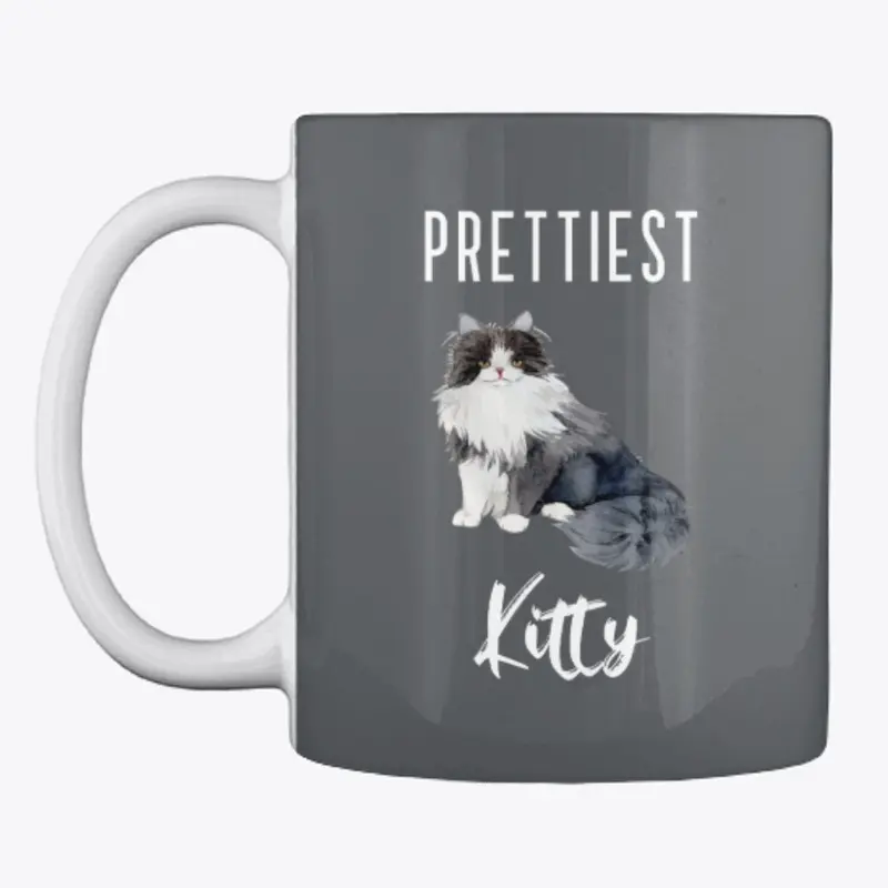 Prettiest Kitty Design | Cute Cat Tee