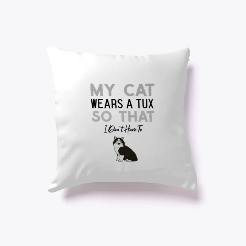 Tuxedo Cat Design | Funny Cat Design