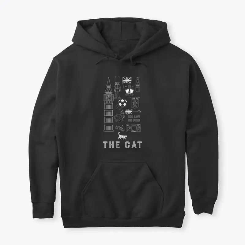 The Cat Design | England Cat Tee