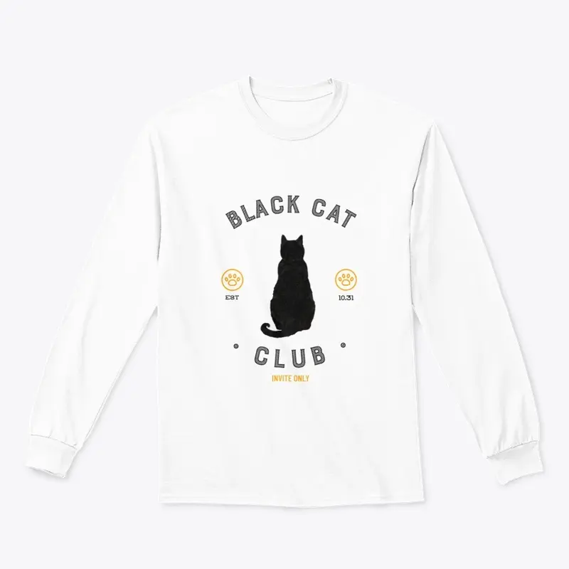 Black Cat Club | Halloween Cat Design