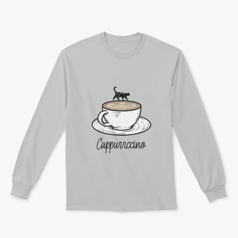 Cappurrccino Cat Design | Cat Tee