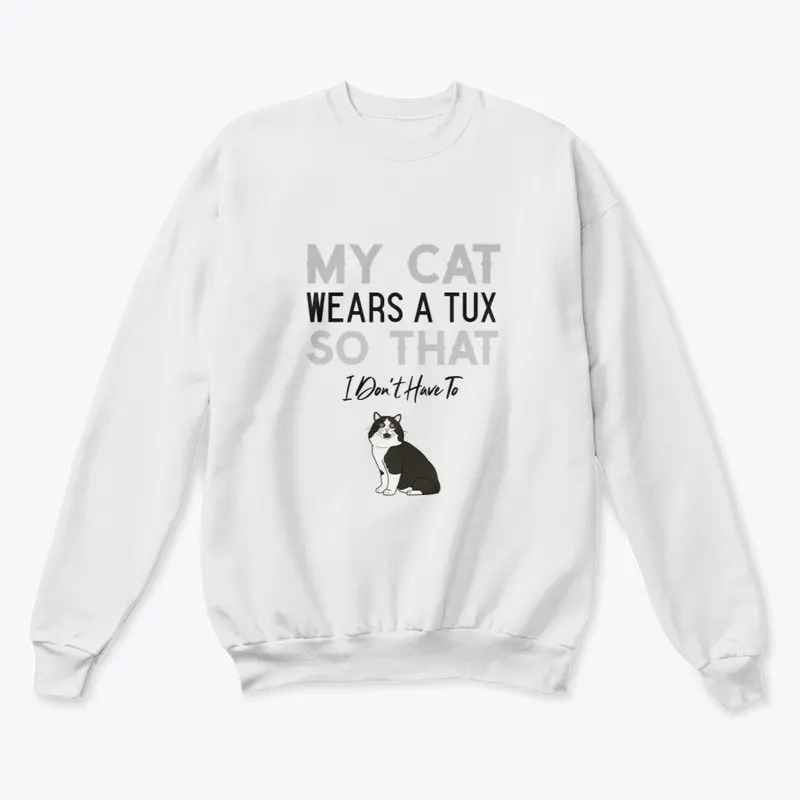 Tuxedo Cat Design | Funny Cat Design