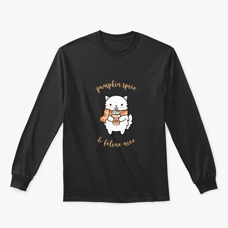 Pumpkin Spice Cat Design | Fall Cat 