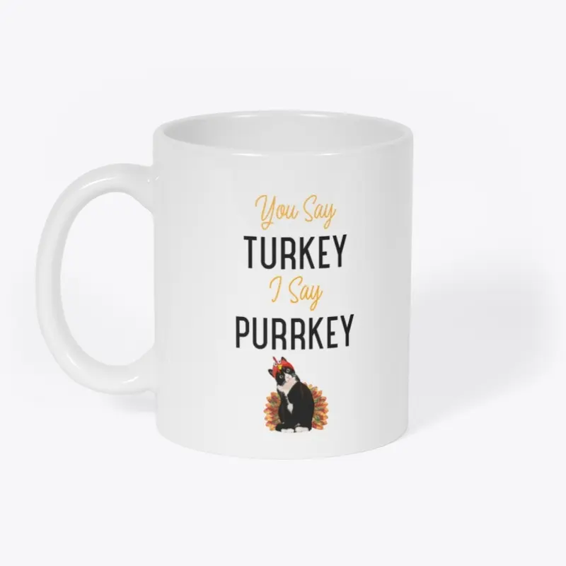 Turkey Purrkey | Thanksgiving Cat Design