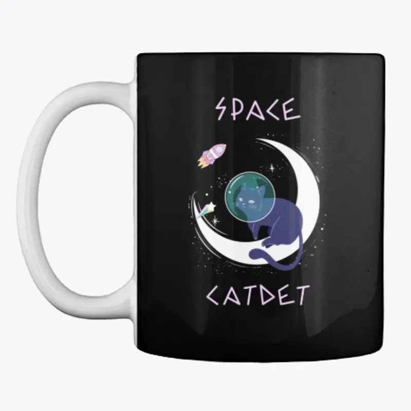 Space Catdet Design | Funny Cat Tee