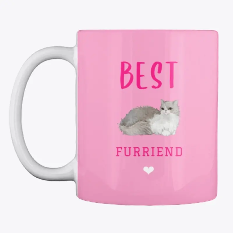 Best Furriend Design | Fun Cat Tee