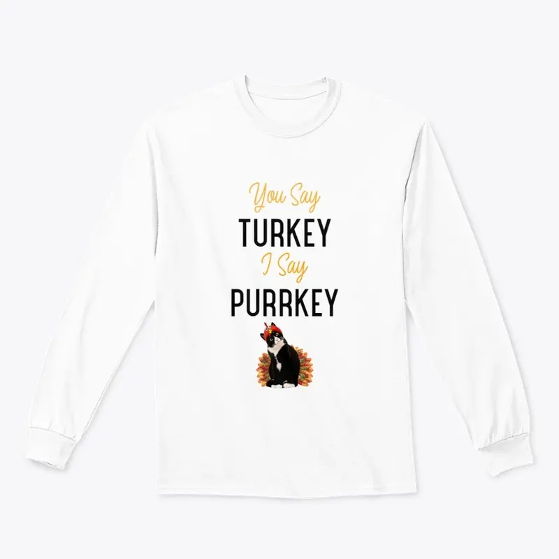 Turkey Purrkey | Thanksgiving Cat Design