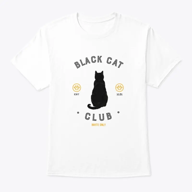 Black Cat Club | Halloween Cat Design