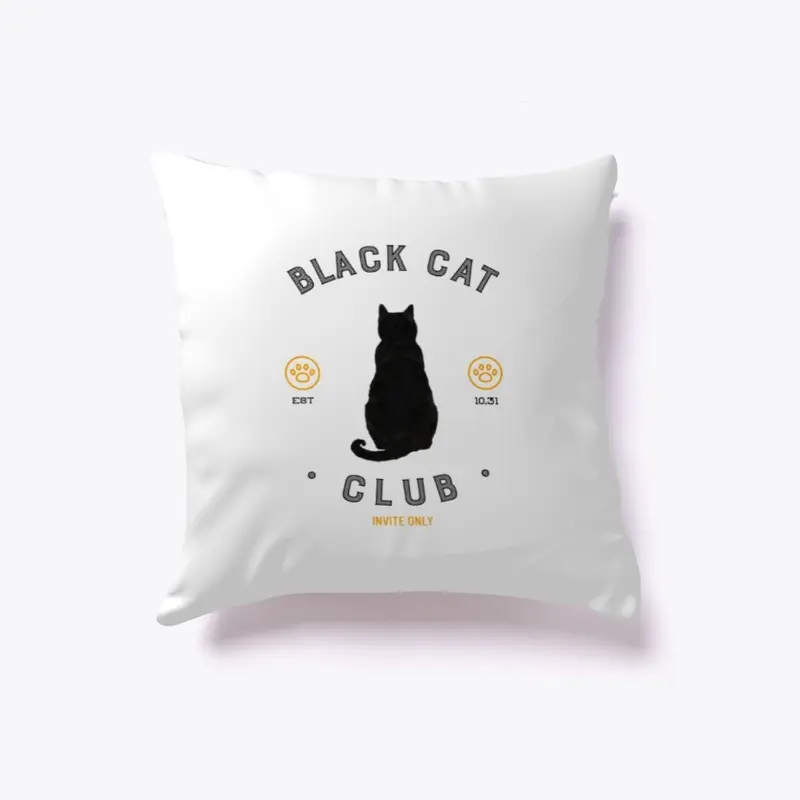 Black Cat Club | Halloween Cat Design