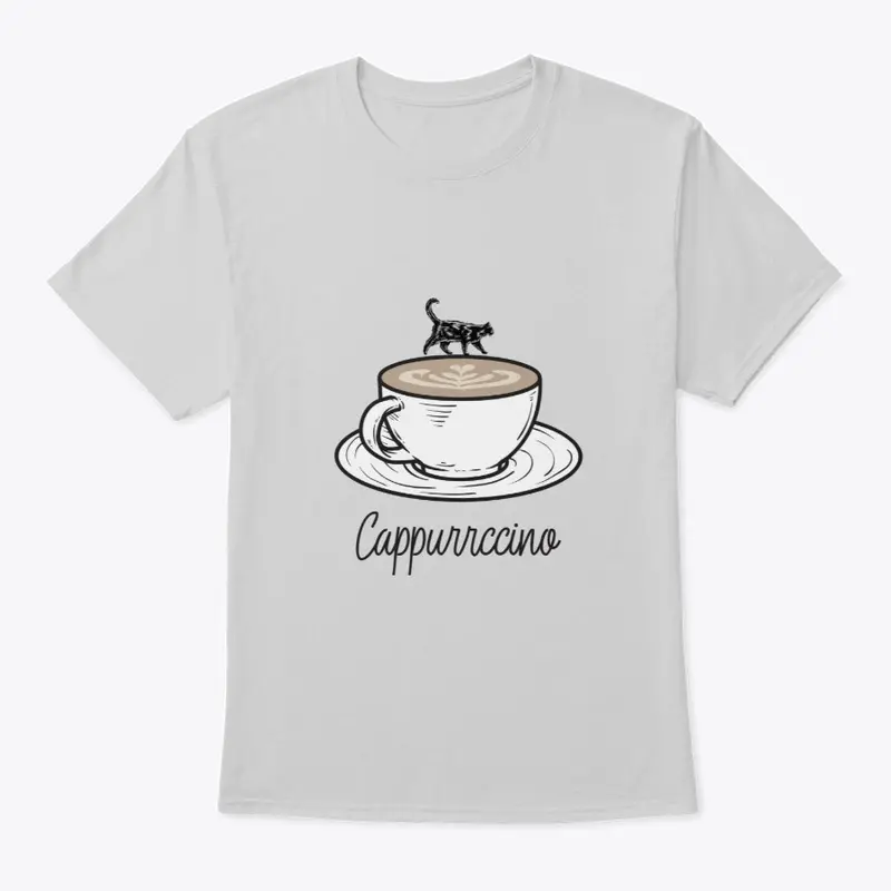 Cappurrccino Cat Design | Cat Tee