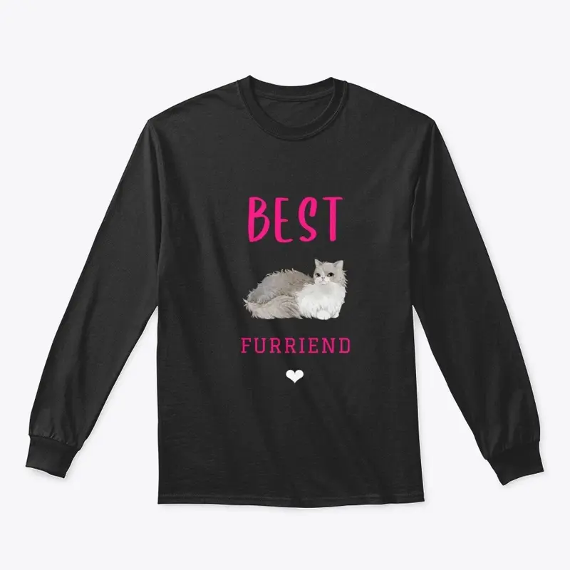 Best Furriend Design | Fun Cat Tee