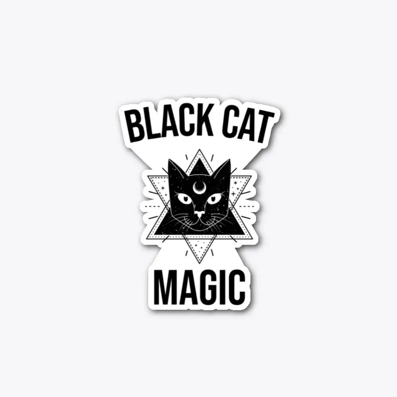 Black Cat Magic | Halloween Cat Design