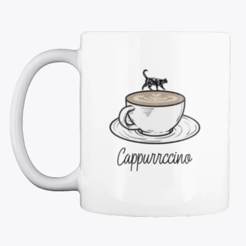 Cappurrccino Cat Design | Cat Tee