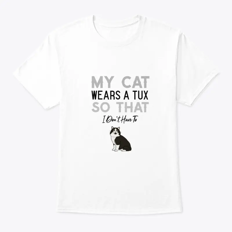 Tuxedo Cat Design | Funny Cat Design