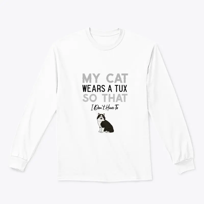 Tuxedo Cat Design | Funny Cat Design