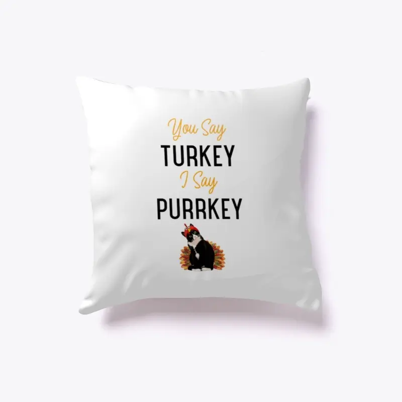 Turkey Purrkey | Thanksgiving Cat Design